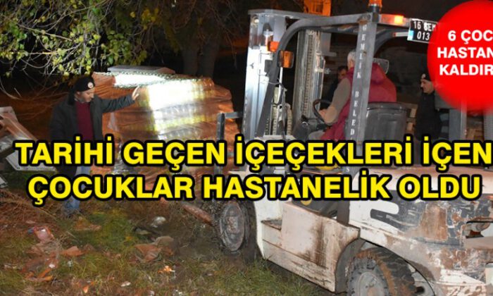 Tarihi Geçen İçeçekleri İçen Çocuklar Hastanelik Oldu