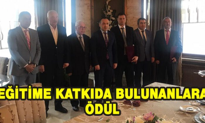 Eğitime Katkıda Bulunanlara Ödül