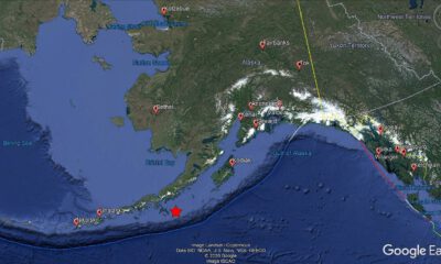  Alaska’da 7.8 büyüklüğünde deprem