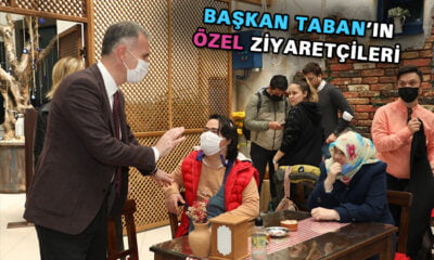 Başkan Taban, down sendromlu öğrencilerle buluştu