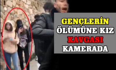 Gençlerin ölümüne kız kavgası kamerada