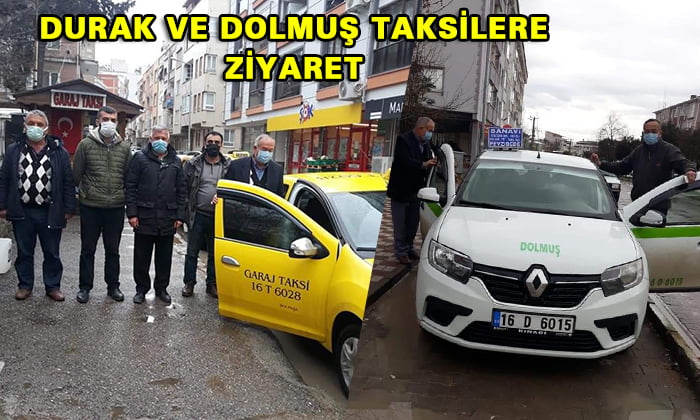 Taksicilere denetim