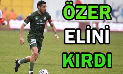 BURSASPOR’DA SAKATLIK ŞOKU