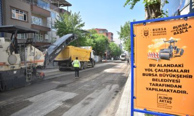 Profesör Tezok Caddesi sil baştan yenileniyor