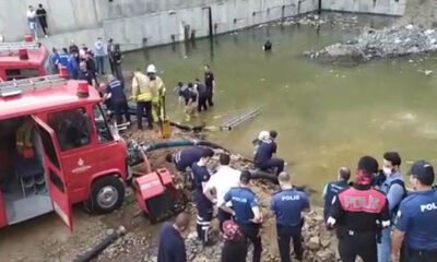 İnşaattaki gölette boğulma tehlikesi geçiren çocuğu dalgıçlar kurtardı