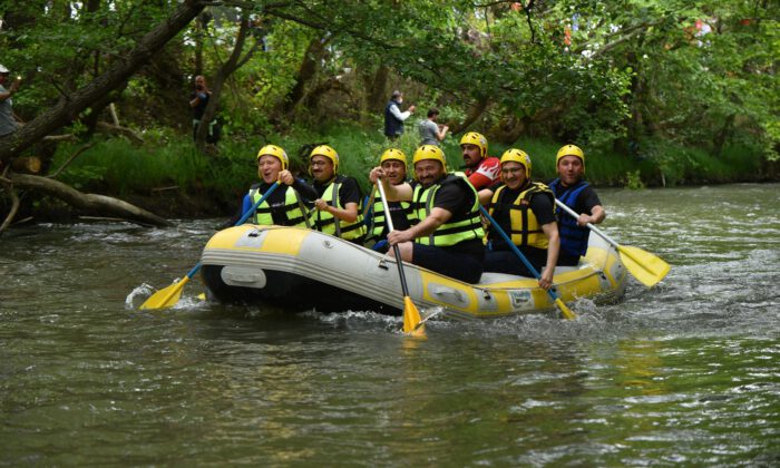 Marmara’nın rafting parkuru Orhaneli’de açıldı