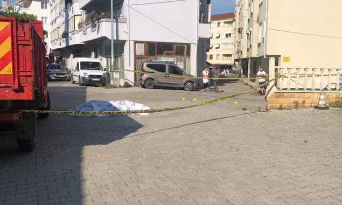 Gemlik’teki cinayet anı kamerada