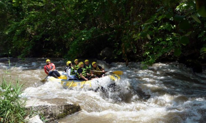 Bursa’da rafting heyecanı böyle yaşanıyor!