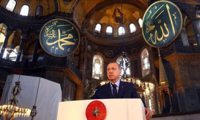 Cumhurbaşkanı Erdoğan’dan Ayasofya paylaşımı