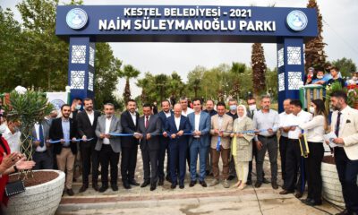 Kestel’de Naim Süleymanoğlu Parkı açıldı