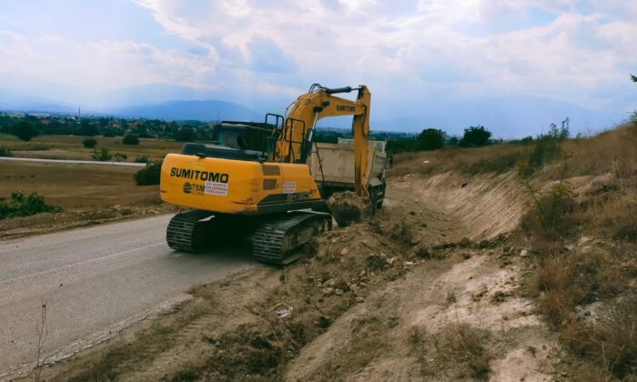 İnegöl-Bilecik yolu çalışmaları başladı