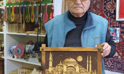 Ayasofya’yı sanata dönüştürdü