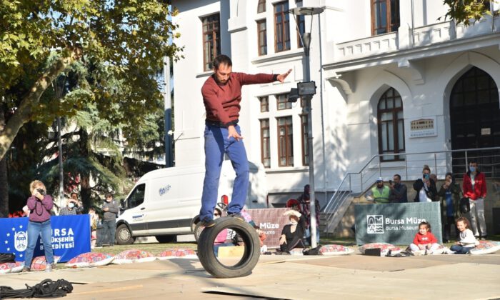 Bursa’da akrobatik gösteri heyecanı