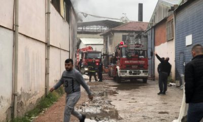 Bursa’da tekstil fabrikasında yangın