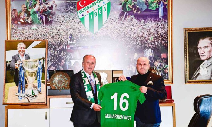 Muharrem İnce, Bursaspor’u ziyaret etti