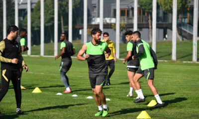 Bursaspor şut çalışması yaptı