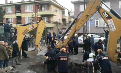 Göçük altında kalan işçi hayatını kaybetti