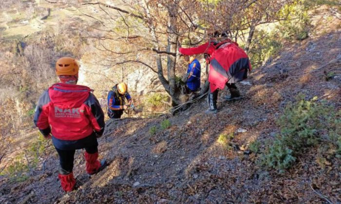 Bursa’da köpek kurtarma operasyonu