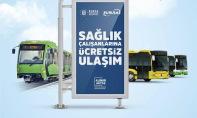 Bursa’da sağlıkçılara ulaşım ücretsiz