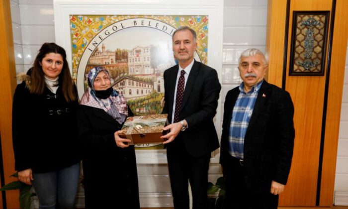 Başkan Taban, İnegöl’ün Adile Naşit’ini ağırladı