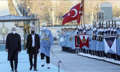 Cumhurbaşkanı Erdoğan, El Salvador Cumhurbaşkanı Bukele’yi resmi törenle karşıladı