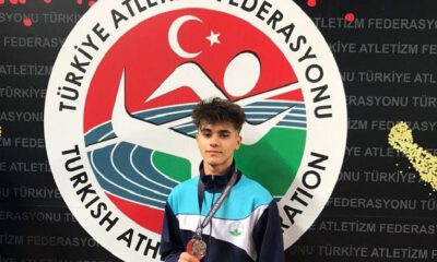 Osmangazi Belediyespor’lu atletin madalya coşkusu