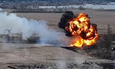 Ukrayna ordusu Rus helikopterini düşürdü