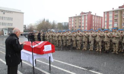 Bingöl’de uzman çavuşa veda