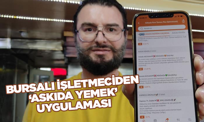 İnternetten askıda yemek uygulaması başlattı