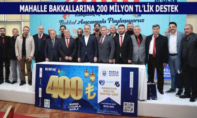 Bursa’da mahalle bakkallarında Ramazan bereketi