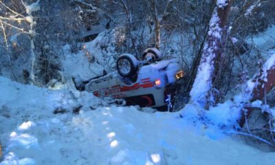 Bursa’da ambulans kaza yaptı!