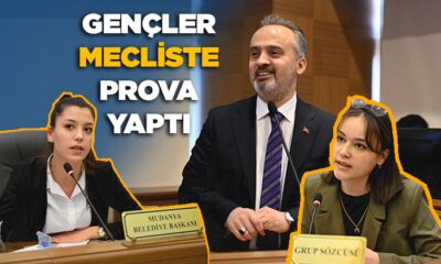 Gençler siyaset provasını mecliste yaptı