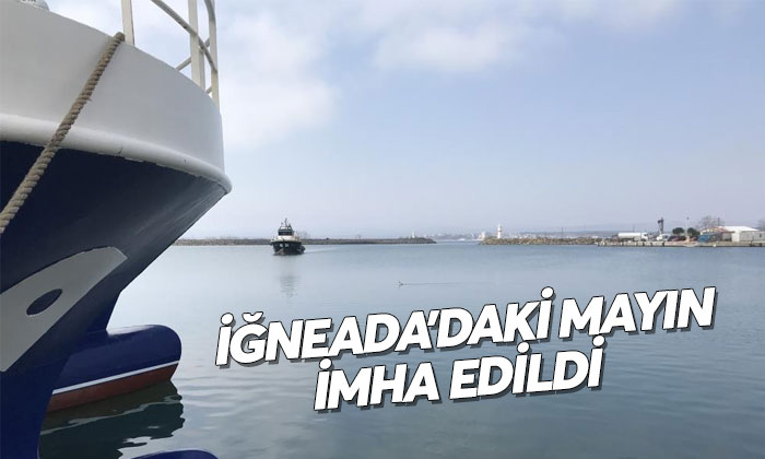 İğneada açıklarında bulunan mayın etkisiz hale getirildi