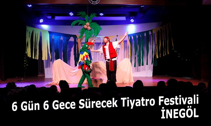 İnegöl’de 6 gün 6 gece sürecek Tiyatro Festivali başladı