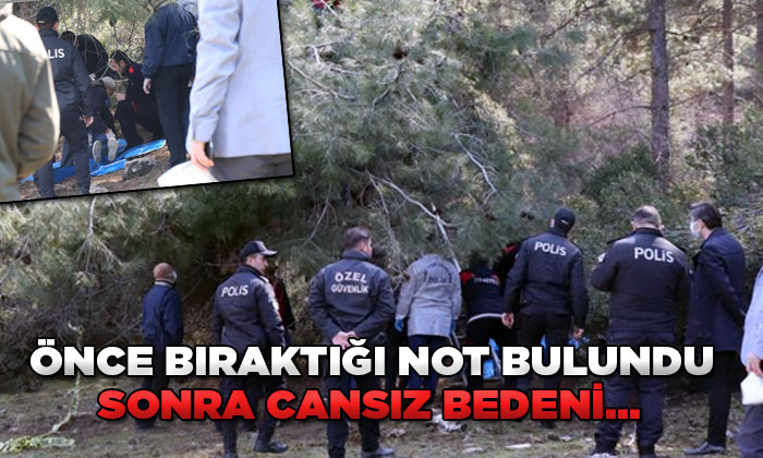 ‘Uzaklarda aramayın’ diye not bırakan gencin cansız bedeni bulundu