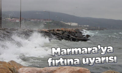 Marmara bölgesi için Meteoroloji’den uyarı