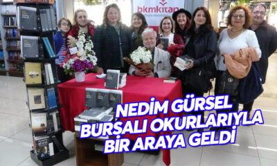 Yazar Nedim Gürsel’den imza günü