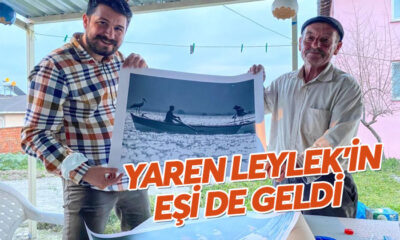 Yaren leyleğin eşi de Eskikaraağaç’a geldi