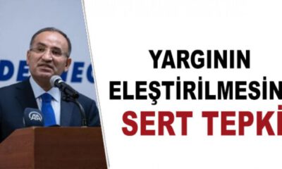 Bakan Bozdağ’dan yargının eleştirilmesine sert tepki