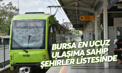 Ulaşım fiyatlarında Bursa’nın yeri dikkat çekti