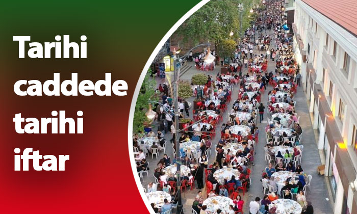 Bursa’da 10 bin kişilik tarihi iftar