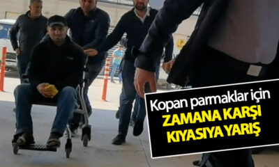 Parmak kurtarma operasyonu… Zamanla yarıştılar