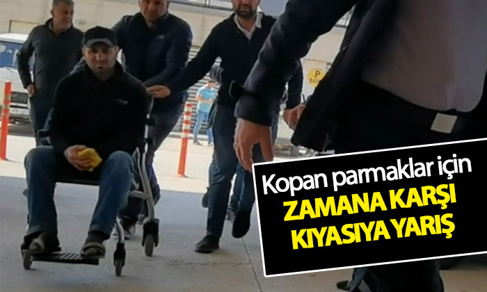 Parmak kurtarma operasyonu… Zamanla yarıştılar