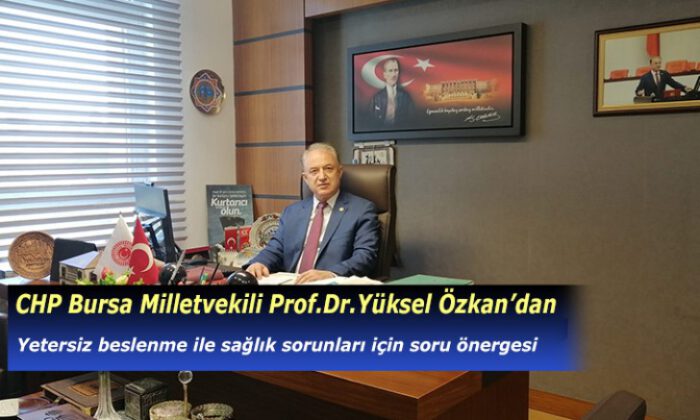 CHP’li vekil Yüksel Özkan’dan Meclis’e önerge