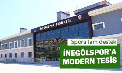 İnegölspor’a modern tesis