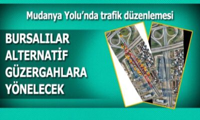 Mudanya Yolu’nda trafik düzenlemesi