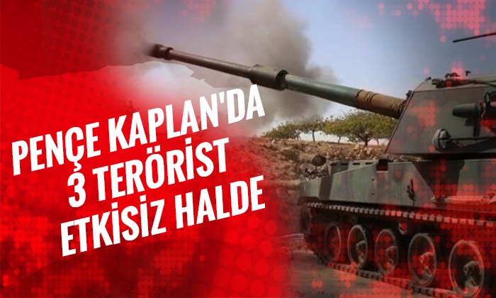 Pençe Kaplan’da 3 terörist etkisiz halde