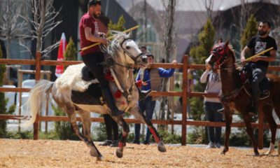 Sivas’ta ata sporu cirit gösterisi nefes kesti