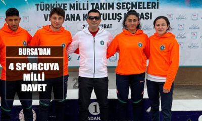 Bursa Büyükşehir Belediyespor’un 4 sporcusuna milli davet