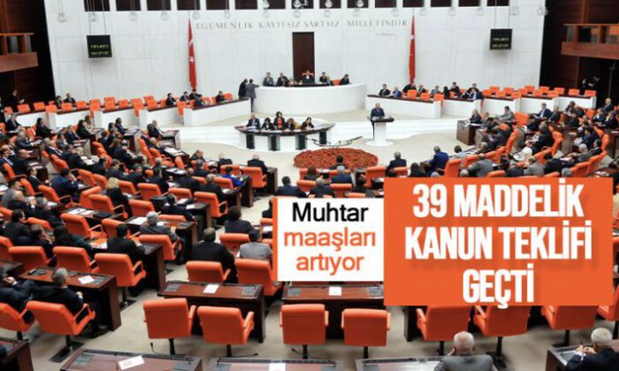 Yeni vergi ve ekonomi teklifi TBMM’den geçti